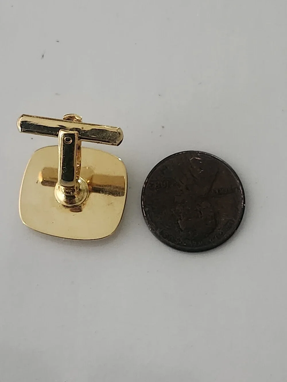 Vtg Gold-tone Winged Eagle Crest 1936 USMA Cufflinks